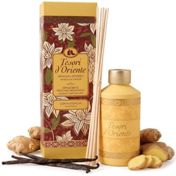 sarcia.eu Tesori d'Oriente Vaniglia E Zenzero dišavne palčke z vonjem vanilije in ingverja, difuzor 200 ml