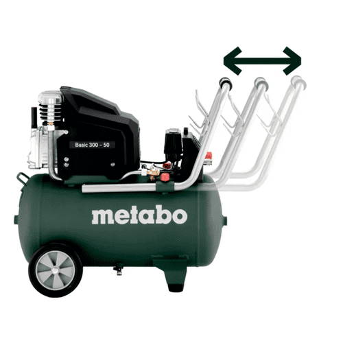 Sistem VarioGrip in odlagališča na kompresorju Metabo