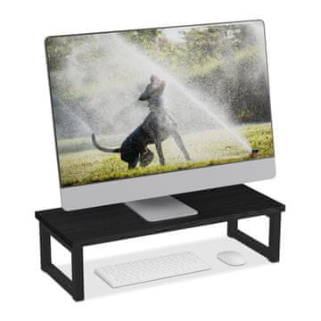 Northix Industrijsko stojalo za monitor ergonomski črni dvig