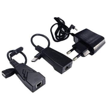 PremiumCord USB 2.0 podaljšek preko Cat5/Cat5e/Cat6 do 50m