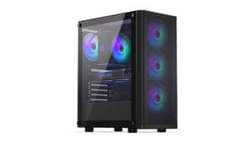 Endorfy ENDORFY Ventum 200 ARGB PC ohišje, 7 rež, steklena stranica
