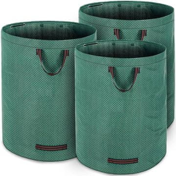 Northix Komplet 3 vrtnih vreč, 280 l, največ 50 kg