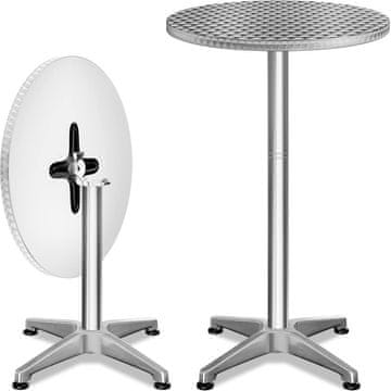 Northix Komplet 2 bistro mizic, nastavljive in zložljive, Ø60 cm