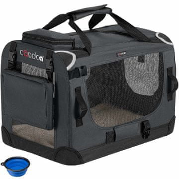Northix Prenosnik za pse, zložljiv iz blaga, majhen, 50x34x36cm