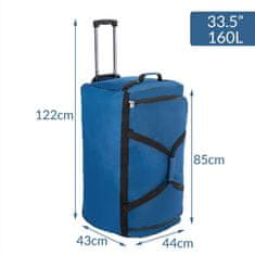 Northix Modra potovalna torba 160L