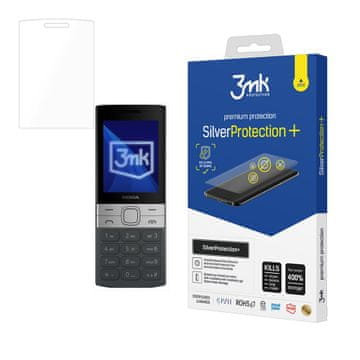 3MK 3MK KALJENO STEKLO ZA NOKIA 150 2023 ZAŠČITNA FOLIJA SILVERPROTECTION+