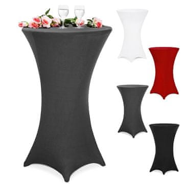 Northix Pregrinjalo za koktajl mizico, antracit, 80 cm, raztegljivo blago