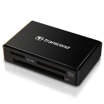 Transcend Multi-bralnik F8 USB 3.1 črn