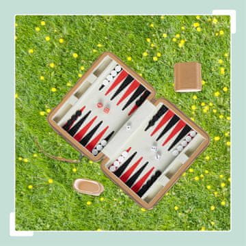 Northix Backgammon potovalna igra