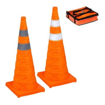 Northix Zložljivi piloni 70 cm v paketu po 2 komada
