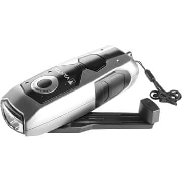 Varta Svetilka Dynamo Light Crank 28 lm srebrna