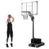 Northix Nastavljiv košarkarski koš 135-305 cm kovinska konstrukcija