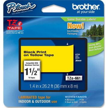 Brother TZE661 Trak 8m x 36mm Lam.