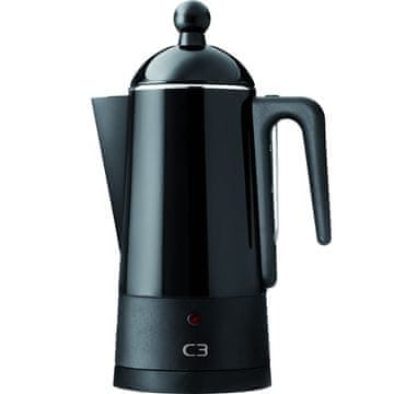 C+3 Perkolator Design Črno jeklo 6kp