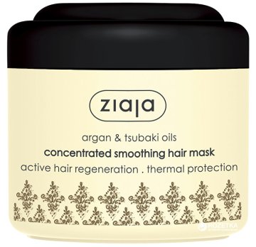 Ziaja Gladilna maska za suhe in poškodovane lase Argan (koncentrirana gladilna maska za lase) 200 ml