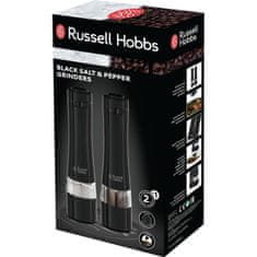 Russell Hobbs Keramični mlin za sol in poper iz črnega jekla
