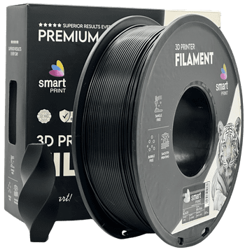 Smart Print 5x HS‑PLA Črna Filament 1.75 mm - Smart Print Visoko Hitrostni Filament za 3D Tisk (1kg Kolut)