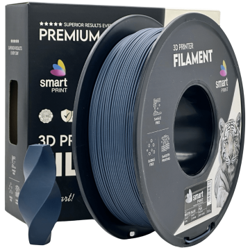 Smart Print 5x PLA Mat Modra Filament 1.75 mm - Smart Print Biološko Razgradljiv PLA (1kg Kolut)