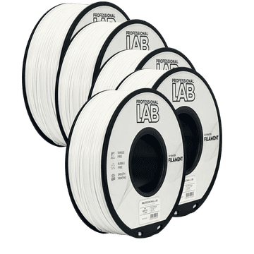Professional Lab 5x ASA bela filament 1,75 mm | Prof. Lab | 1 kg UV-odporen material za 3D tiskanje