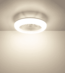 Globo stropni ventilator z LED svetilko 15W CCT fi450mm