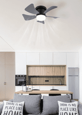 Globo stropni ventilator z LED svetilko 10W CCT fi400