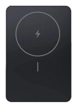 shumee XIAOMI Super Slim Magnetic Power Bank 5000 mAh Črna