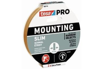 Tesa Montažni trak Double-sided mounting tape 66714, narrow, 2 x 5 m x 9 mm
