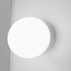 toaletna mizica z ogledalom in osvetlitvijo + tabure MRDT10-MW mat bela