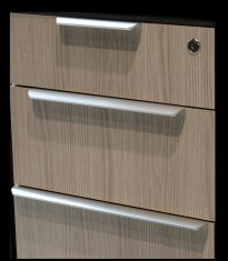 shumee Srebrni ALU ročaj za pohištvo 50 cm 480/500 mm lahek, vzdržljiv UA02
