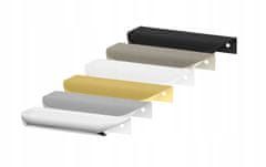 Ročaj za pohištvo, rob zlati loft cm, kuhinjski elegantni mat UA02 Ročaj za pohištvo, rob zlati loft 27,6 cm, kuhinjski elegantni mat UA02