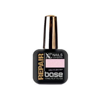 shumee Nails Company - Popravilna baza - Milky Pink Glam Silver 11 ml