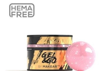 shumee Glitter Rose - Gel&Go gradilni gel 50 ml