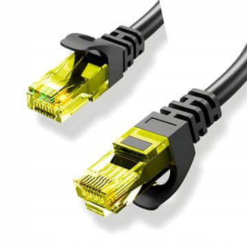 shumee Patchcord U/UTP 6 Montis RJ45 / RJ45 omrežni kabel 15 m črne barve internet