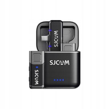 SJCAM Brezžični lavalier mikrofon Sjcam M3 tipa C, 4x7h (28h), WiFi