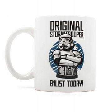 shumee Originalna skodelica Star Wars Stormtrooper, originalno darilo Enlist Today