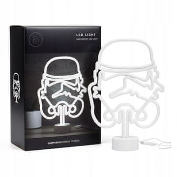 Thumbs Up Neonska LED USB svetilka Star Wars Stormtrooper za oboževalce Vojne zvezd
