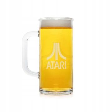 Thumbs Up Vrček za pivo 1 pint z logotipom Atari, uradna licenca Kozarec za pivo 600 ml