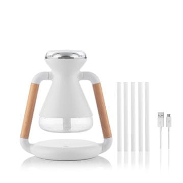 InnovaGoods InnovaGoods 3-v-1 vlažilec zraka, difuzor arome, induktivni polnilec