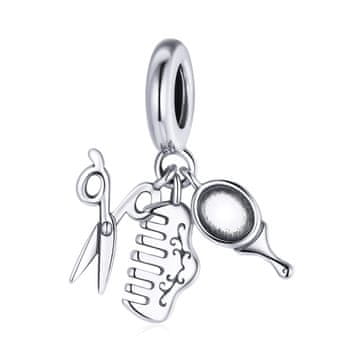 shumee Frizerski set, obesek iz srebra 925, srebro in perle