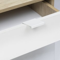 shumee Ročaj za pohištvo z notranjim robom, bel MAT 32 mm