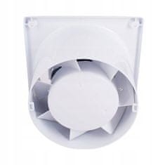 airRoxy Senzor vlage za ventilator dRim 125 HS iz rdečega pleksi stekla, sijajni ventilator Plus, komplet plošč