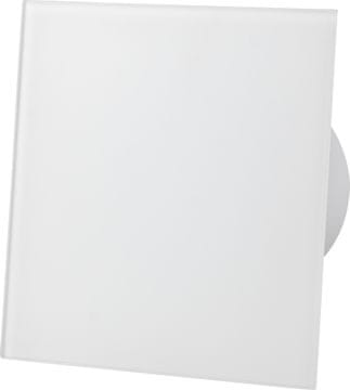 airRoxy Senzor vlage za ventilator dRim 100 HS, belo matirano steklo, ventilator in komplet plošč