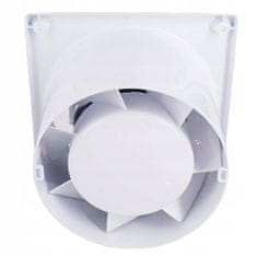 airRoxy Senzor vlage za ventilator dRim 100 HS iz sivega pleksi stekla, sijajni ventilator Plus, komplet plošč
