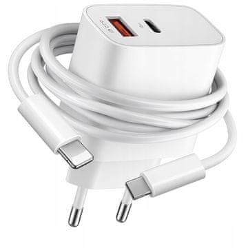 shumee Adapter za stenski polnilnik + USB kabel za osvetlitev 35W hitro polnjenje