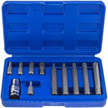 VORFAL Ključi, nastavki za izvijače, zobati nastavki M5-M12 3/8 1/2 11 EL 30MM 75MM
