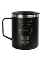 FC Barcelona Termo vrček FC Barcelona Runbott z avtogrami 400 ml 972195 črne barve