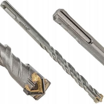 VORFAL Sveder za beton 12 mm 160 mm armirani beton opeka zid SDS-plus križni