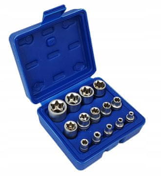 shumee Nasadni ključi, notranji torx nastavki, E4 - E24