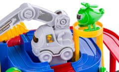 shumee Interaktivni poligon z ovirami za vozila, vlak, železnica, parkiranje + helikopter