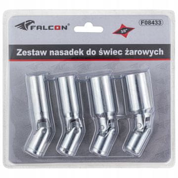 shumee Nasadni ključi ZA žarilne svečke 14-21 mm s 3/8" zglobom, komplet 4 kosov